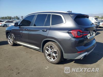 Drugie zdjęcie samochodu z przodu: 2022 BMW X3 SDRIVE30I VIN:5UX43DP03N9J36209 - miniatura