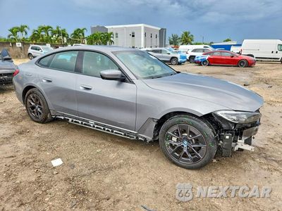 Czwarte zdjęcie samochodu z boku: 2023 BMW I4 EDRIVE 35 VIN:WBY43AW05PFP80458 - miniatura