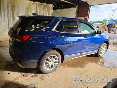 Trzecie zdjęcie samochodu z tyłu: 2022 CHEVROLET EQUINOX LT VIN:3GNAXUEV8NL268775 - miniatura
