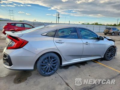 Trzecie zdjęcie samochodu z tyłu: 2020 HONDA CIVIC SI VIN:2HGFC1E52LH703855 - miniatura