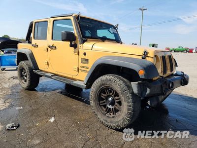 Czwarte zdjęcie samochodu z boku: 2014 JEEP WRANGLER UNLIMITED SPORT VIN:1C4HJWDG2EL194501 - miniatura