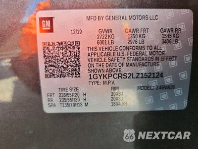 Zdjęcie 14 z 14 samochodu: 2020 CADILLAC XT6 PREMIUM LUXURY VIN:1GYKPCRS2LZ152124 - miniatura