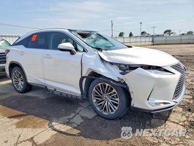 Czwarte zdjęcie samochodu z boku: 2022 LEXUS RX 450H VIN:2T2JGMDA3NC094376 - miniatura