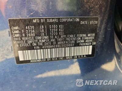 Zdjęcie 12 z 12 samochodu: 2020 SUBARU LEGACY PREMIUM VIN:4S3BWAE66L3029662 - miniatura