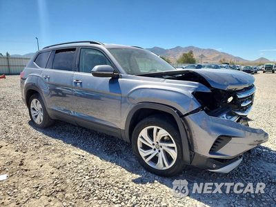 Czwarte zdjęcie samochodu z boku: 2021 VOLKSWAGEN ATLAS SE VIN:1V2HR2CAXMC554674 - miniatura
