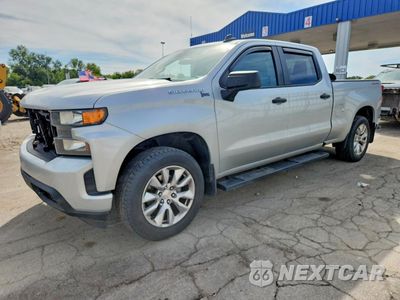 2021 CHEVROLET SILVERADO K1500 CUSTOM 1GCPYBEH4MZ100041 - główne zdjęcie licytacji z USA - miniatura