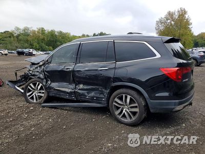 Drugie zdjęcie samochodu z przodu: 2017 HONDA PILOT TOURING VIN:5FNYF6H91HB055903 - miniatura