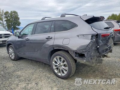 Drugie zdjęcie samochodu z przodu: 2022 TOYOTA HIGHLANDER HYBRID LIMITED VIN:5TDXBRCH6NS545543 - miniatura