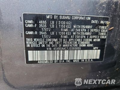Zdjęcie 12 z 12 samochodu: 2018 SUBARU OUTBACK 2.5I VIN:4S4BSAAC7J3393055 - miniatura