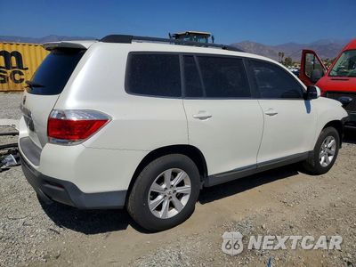 Trzecie zdjęcie samochodu z tyłu: 2012 TOYOTA HIGHLANDER SE VIN:5TDZK3EH6CS078799 - miniatura
