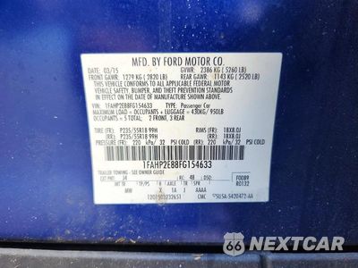 Zdjęcie 12 z 12 samochodu: 2015 FORD TAURUS SEL VIN:1FAHP2E88FG154633 - miniatura
