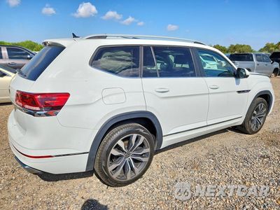 Trzecie zdjęcie samochodu z tyłu: 2021 VOLKSWAGEN ATLAS SEL R-LINE VIN:1V2CR2CA3MC566286 - miniatura