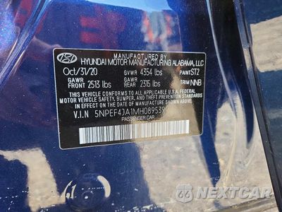 Zdjęcie 12 z 12 samochodu: 2021 HYUNDAI SONATA SEL VIN:5NPEF4JA1MH089539 - miniatura