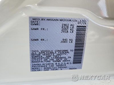 Zdjęcie 13 z 13 samochodu: 2026 NISSAN ALTIMA SR VIN:1N4BL4CV8TN352545 - miniatura
