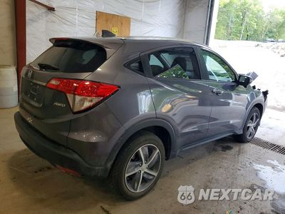 Trzecie zdjęcie samochodu z tyłu: 2021 HONDA HR-V EX VIN:3CZRU6H58MM737457 - miniatura