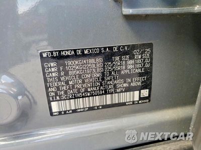 Zdjęcie 12 z 12 samochodu: 2025 HONDA HR-V SPORT VIN:3CZRZ1H54SM750594 - miniatura