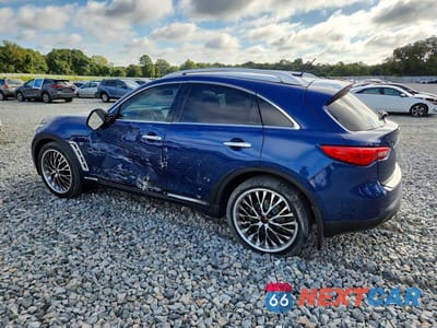 Drugie zdjęcie samochodu z przodu: 2017 INFINITI QX70 BASE VIN:JN8CS1MU6HM143232 - miniatura