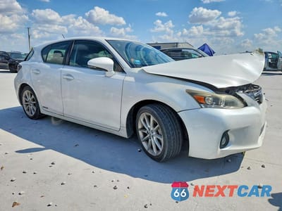 Czwarte zdjęcie samochodu z boku: 2012 LEXUS CT 200 VIN:JTHKD5BHXC2056306 - miniatura