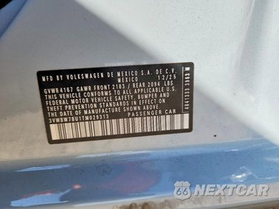 Zdjęcie 12 z 12 samochodu: 2026 VOLKSWAGEN JETTA SPORT VIN:3VWBW7BU1TM029313 - miniatura