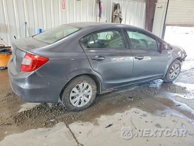 Trzecie zdjęcie samochodu z tyłu: 2012 HONDA CIVIC LX VIN:19XFB2F57CE104581 - miniatura