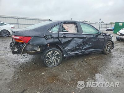 Trzecie zdjęcie samochodu z tyłu: 2019 VOLKSWAGEN JETTA SEL PREMIUM VIN:3VWG57BU4KM101726 - miniatura