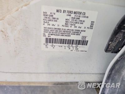 Zdjęcie 14 z 14 samochodu: 2018 FORD EDGE SE VIN:2FMPK4G91JBC44305 - miniatura