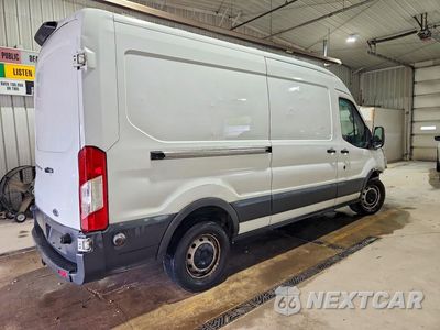 Trzecie zdjęcie samochodu z tyłu: 2018 FORD TRANSIT T-250 DELIVERY VAN VIN:1FTYR2CG1JKA62607 - miniatura