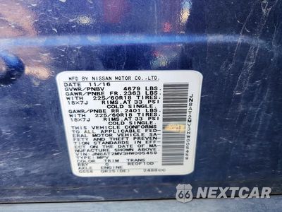 Zdjęcie 13 z 13 samochodu: 2017 NISSAN ROGUE SL VIN:JN8AT2MV3HW005459 - miniatura