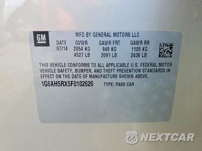 Zdjęcie 12 z 12 samochodu: 2015 CADILLAC ATS LUXURY VIN:1G6AH5RX5F0102626 - miniatura