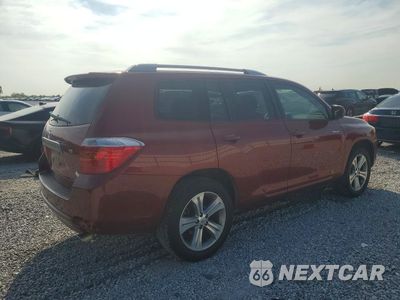 Trzecie zdjęcie samochodu z tyłu: 2008 TOYOTA HIGHLANDER SPORT VIN:JTEDS43A982054772 - miniatura