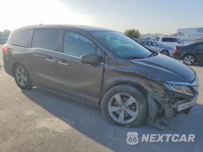 Czwarte zdjęcie samochodu z boku: 2019 HONDA ODYSSEY EXL VIN:5FNRL6H7XKB078051 - miniatura