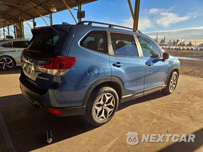 Trzecie zdjęcie samochodu z tyłu: 2022 SUBARU FORESTER PREMIUM VIN:JF2SKAEC1NH460435 - miniatura