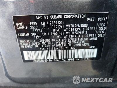 Zdjęcie 13 z 13 samochodu: 2018 SUBARU OUTBACK 2.5I LIMITED VIN:4S4BSAKC2J3213432 - miniatura