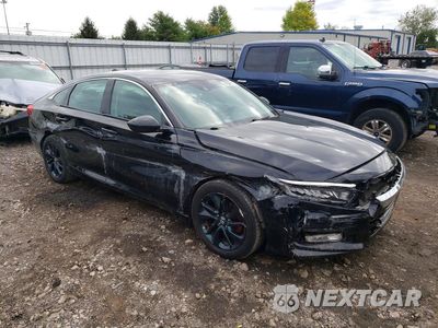 Czwarte zdjęcie samochodu z boku: 2018 HONDA ACCORD LX VIN:1HGCV1F15JA066724 - miniatura