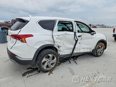 Trzecie zdjęcie samochodu z tyłu: 2021 HYUNDAI SANTA FE SEL VIN:5NMS2DAJ2MH361396 - miniatura
