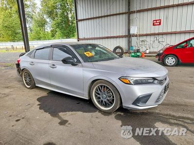 Czwarte zdjęcie samochodu z boku: 2022 HONDA CIVIC SPORT VIN:2HGFE2F5XNH561076 - miniatura
