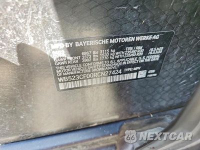 Zdjęcie 13 z 13 samochodu: 2024 BMW IX XDRIVE50 VIN:WB523CF00RCN27424 - miniatura