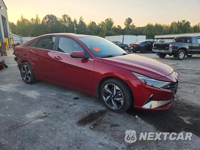 Czwarte zdjęcie samochodu z boku: 2023 HYUNDAI ELANTRA LIMITED VIN:KMHLN4AJXPU077518 - miniatura