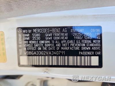 Zdjęcie 12 z 12 samochodu: 1997 MERCEDES-BENZ S 320 VIN:WDBGA33G2VA340711 - miniatura