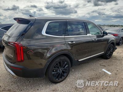 Trzecie zdjęcie samochodu z tyłu: 2020 KIA TELLURIDE SX VIN:5XYP5DHC7LG093474 - miniatura