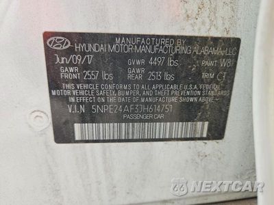 Zdjęcie 12 z 12 samochodu: 2018 HYUNDAI SONATA SE VIN:5NPE24AF3JH614751 - miniatura