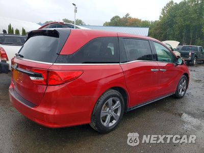 Trzecie zdjęcie samochodu z tyłu: 2024 HONDA ODYSSEY EX VIN:5FNRL6H59RB018500 - miniatura