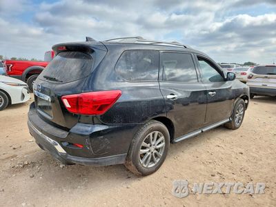 Trzecie zdjęcie samochodu z tyłu: 2020 NISSAN PATHFINDER S VIN:5N1DR2AN7LC587602 - miniatura