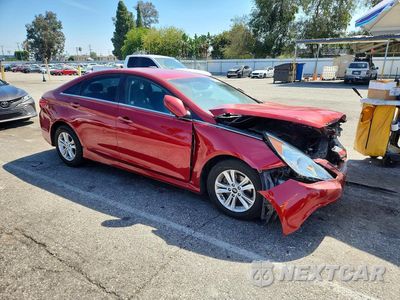 Czwarte zdjęcie samochodu z boku: 2014 HYUNDAI SONATA GLS VIN:5NPEB4AC6EH944024 - miniatura
