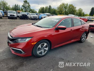 2019 HONDA CIVIC LX 2HGFC2F69KH532453 - główne zdjęcie licytacji z USA - miniatura