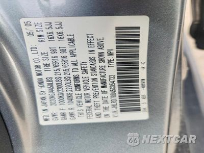 Zdjęcie 12 z 12 samochodu: 2005 HONDA CR-V EX VIN:JHLRD78845C054733 - miniatura