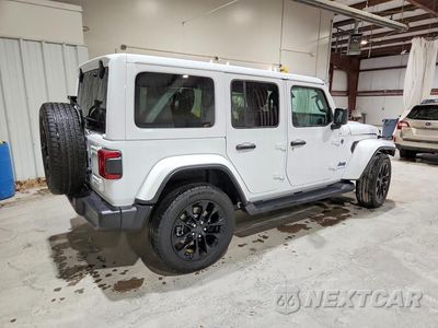 Trzecie zdjęcie samochodu z tyłu: 2025 JEEP WRANGLER SAHARA 4XE VIN:1C4RJXP65SW577971 - miniatura