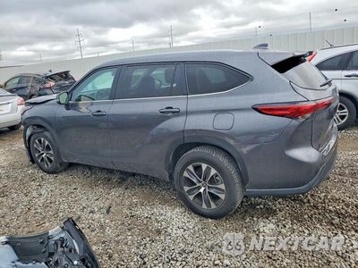 Drugie zdjęcie samochodu z przodu: 2023 TOYOTA HIGHLANDER XLE VIN:5TDKDRAH6PS514285 - miniatura