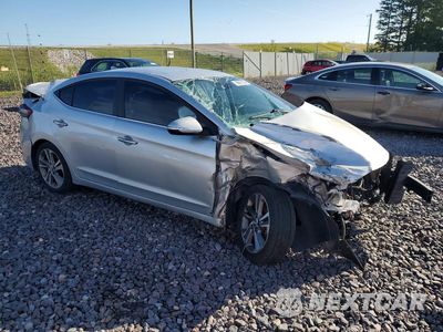 Czwarte zdjęcie samochodu z boku: 2017 HYUNDAI ELANTRA LIMITED VIN:5NPD84LF0HH056150 - miniatura
