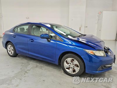 Czwarte zdjęcie samochodu z boku: 2015 HONDA CIVIC LX VIN:19XFB2F56FE268554 - miniatura